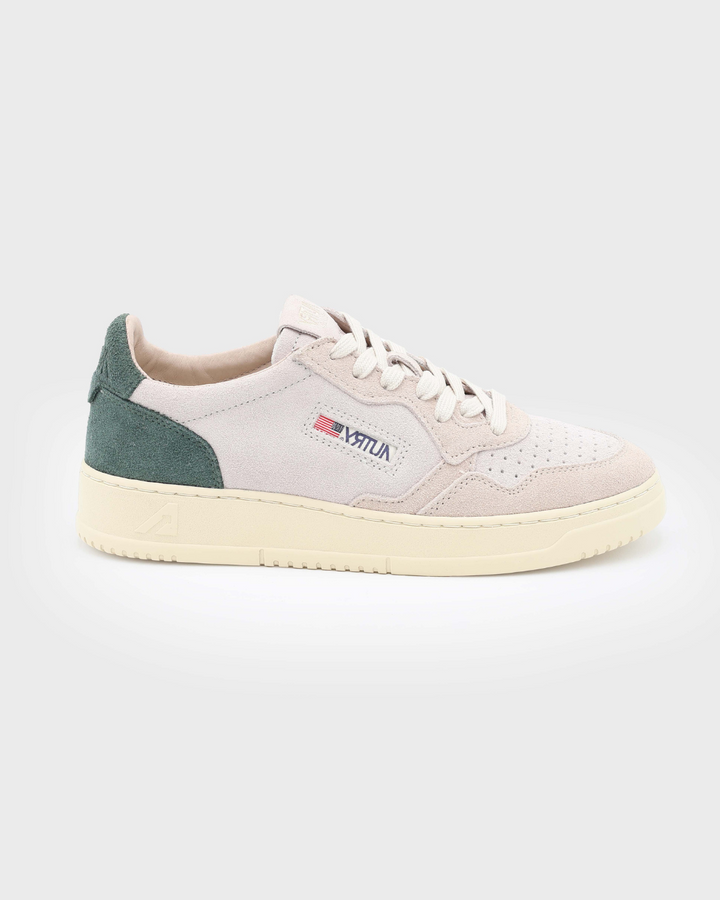SNEAKER MEDALIST LOW BEIGE E VERDE