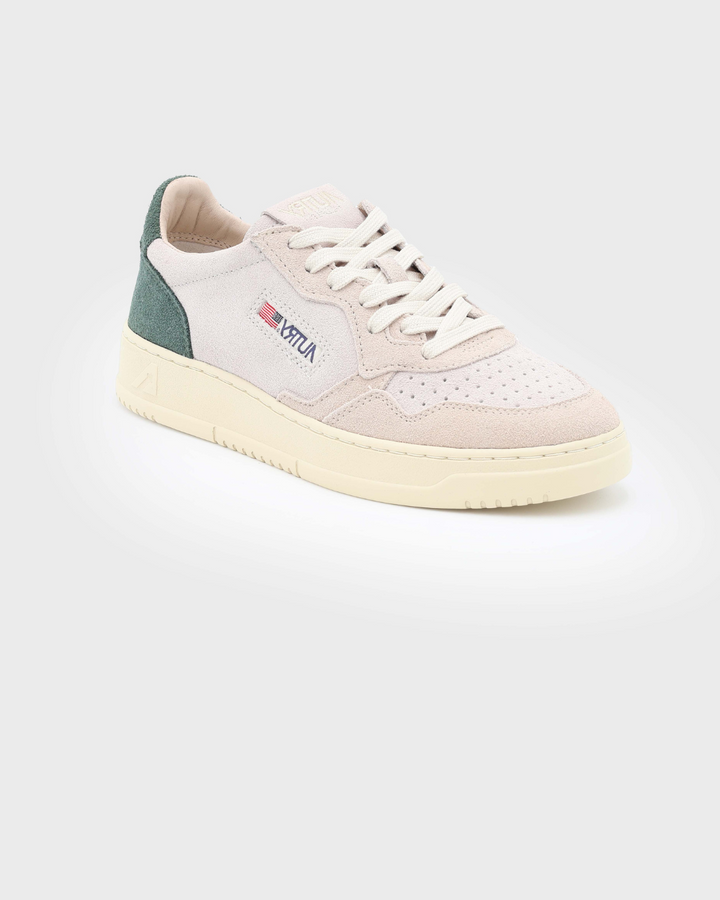 SNEAKER MEDALIST LOW BEIGE E VERDE