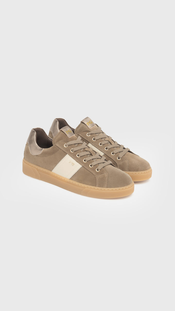 SNEAKER TAUPE SUEDE