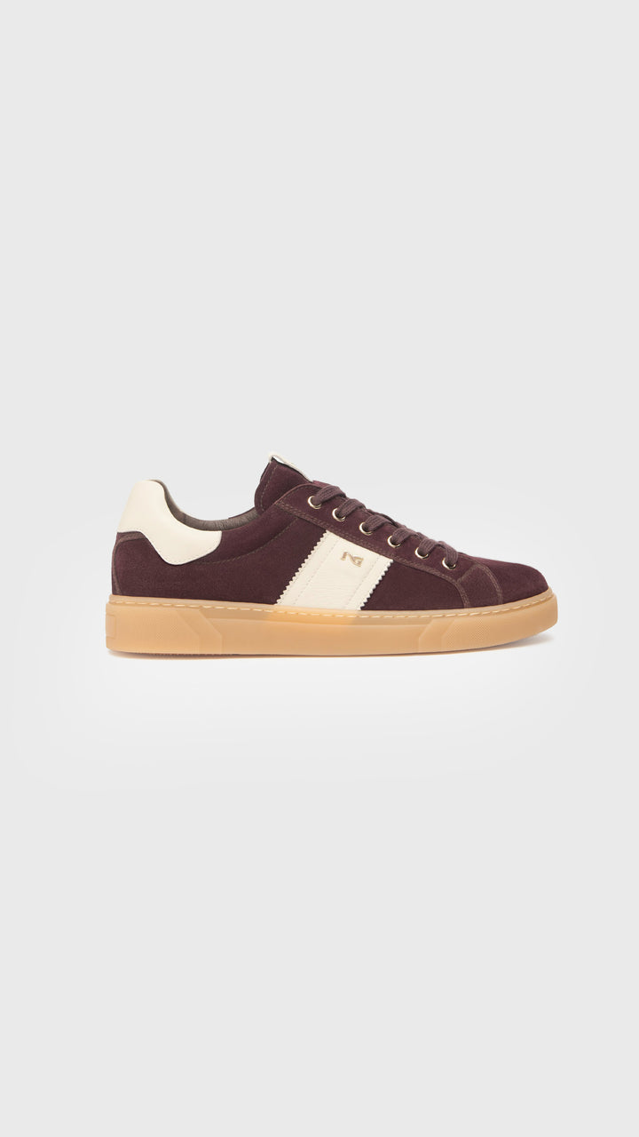 SNEAKER BORDEUX SUEDE