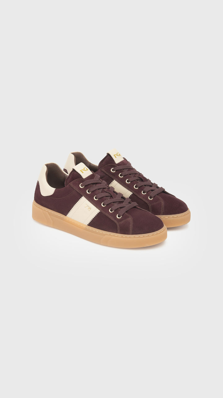 SNEAKER BORDEUX SUEDE