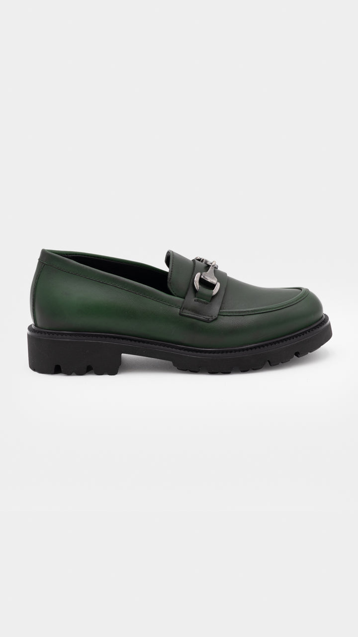 MOCASSINO VERDE LUX