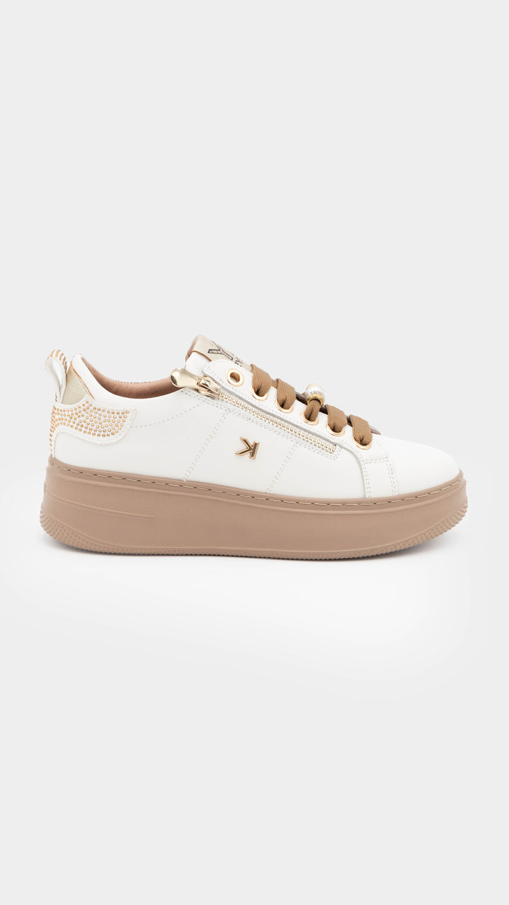 PELLE BIANCA E TAUPE