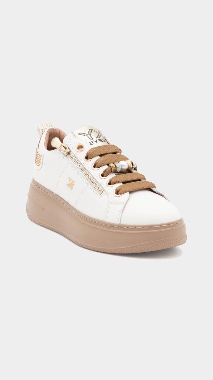 PELLE BIANCA E TAUPE