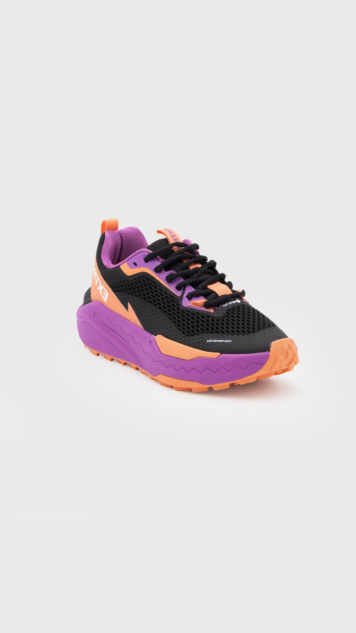 SNEAKER NERO/ARANCIO CON GORE-TEX