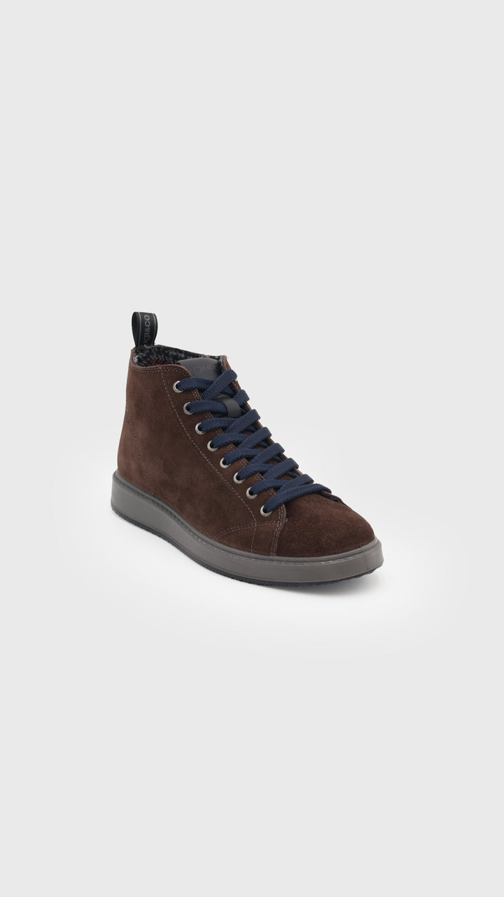 SNEAKER ALTA IGI&CO MARRONE