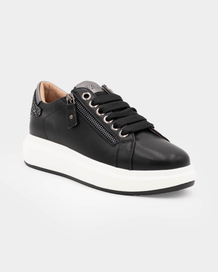 PELLE NERA GLITTER