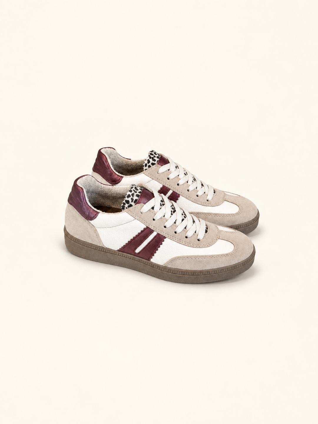 IGI&CO 2165566 Sneakers da donna beige e bianco con lacci