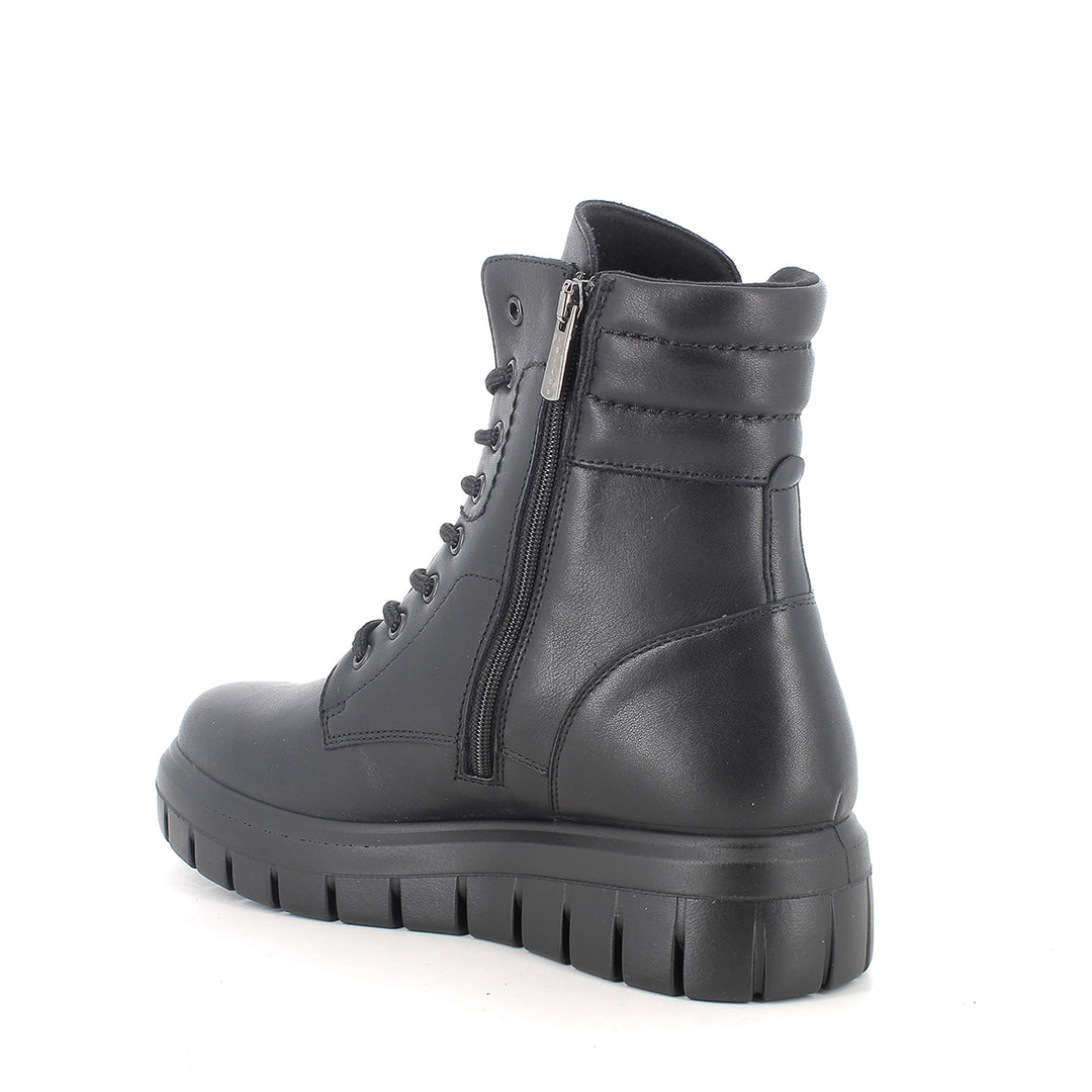 IGI & CO Anfibi da donna nero con zip 2149100