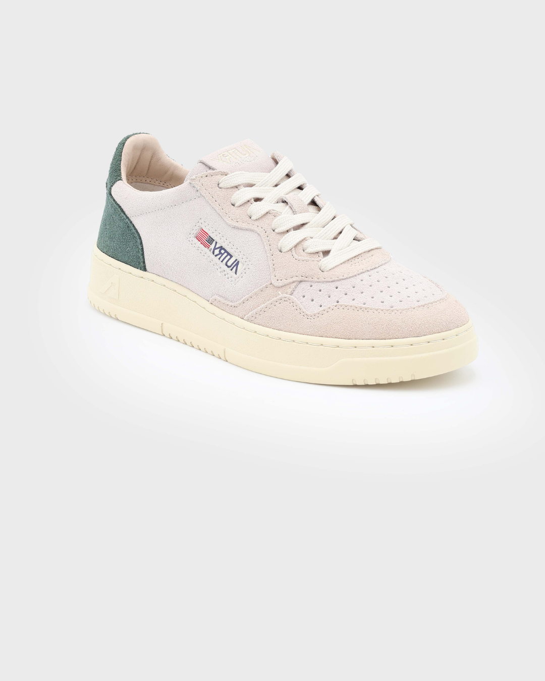 SNEAKER MEDALIST LOW BEIGE E VERDE