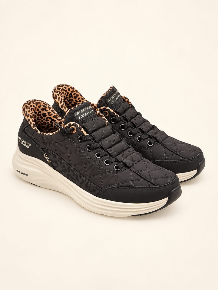 SKECHERS 150419 BLK slip-ins contour foam