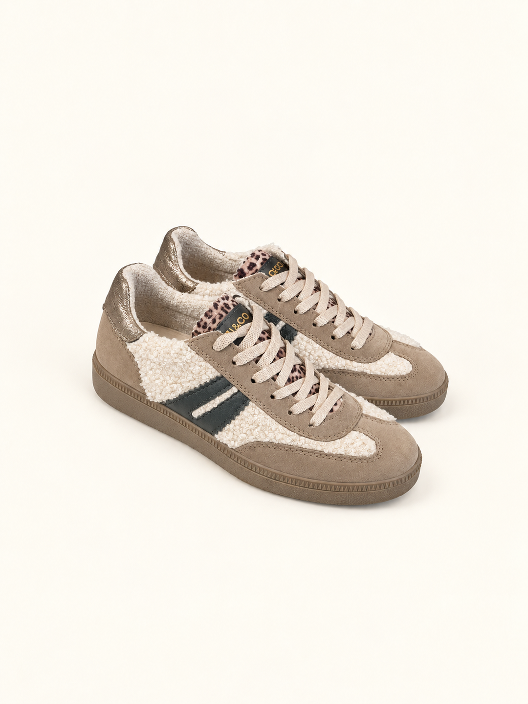 IGI&CO 2165533 Sneakers da donna beige con lacci