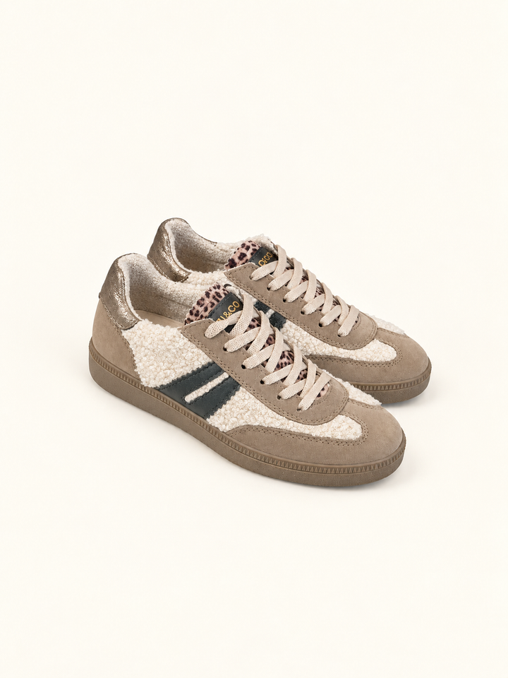 IGI&CO 2165533 Sneakers da donna beige con lacci