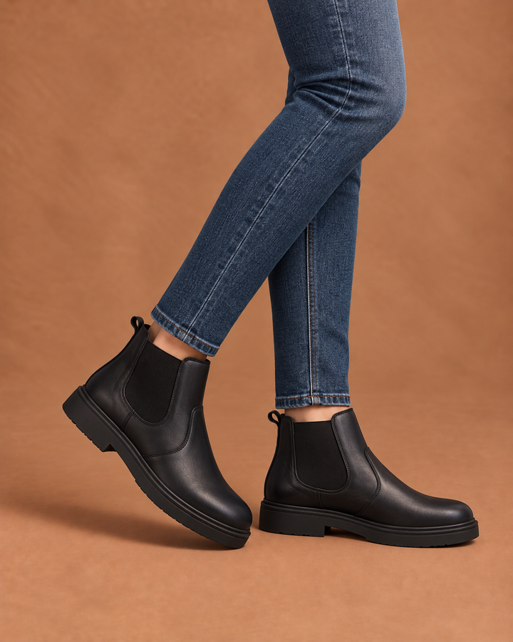 IGI & CO Stivaletti beatles da uomo nero con elastico 2105100