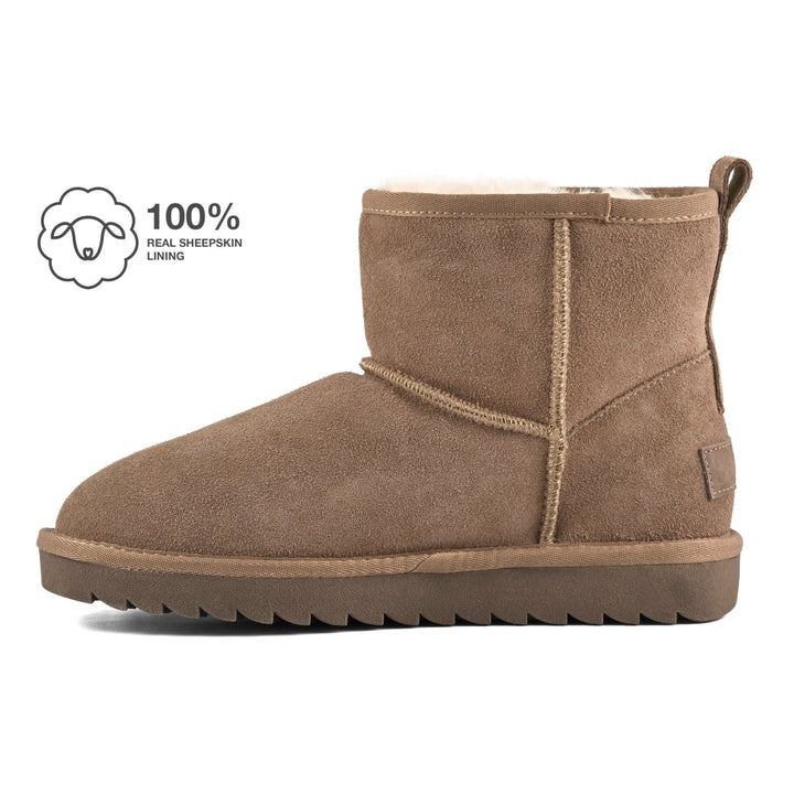 COLORS OF CALIFORNIA MIWO SHEEPSKIN Stivale in pelle con fodera montone