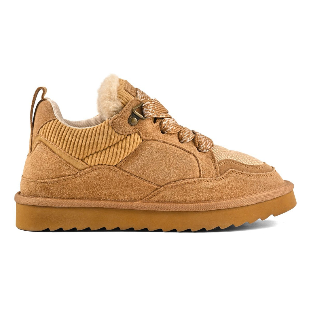 COLORS OF CALIFORNIA MIWO SNEAKER IN PELLE SCAMOSCIATA