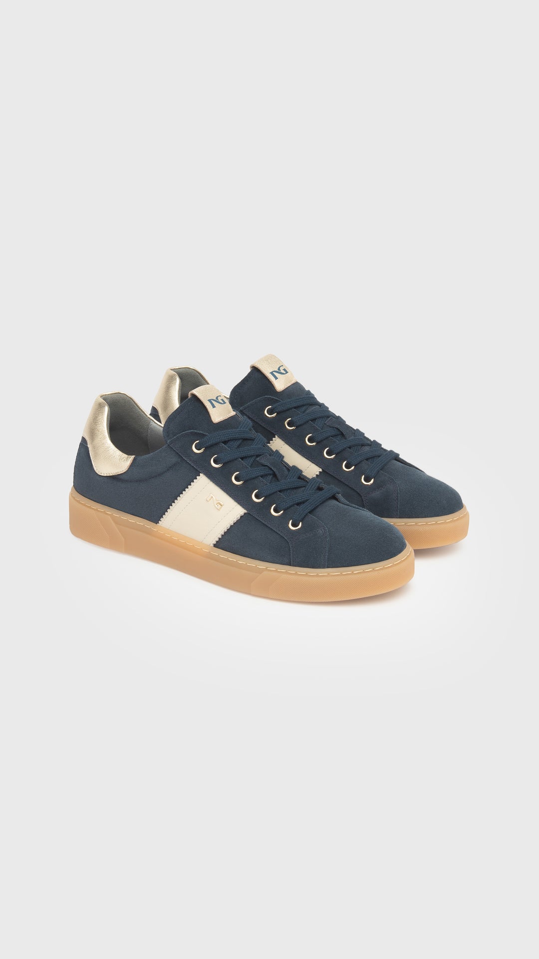 SNEAKER BLU SUEDE