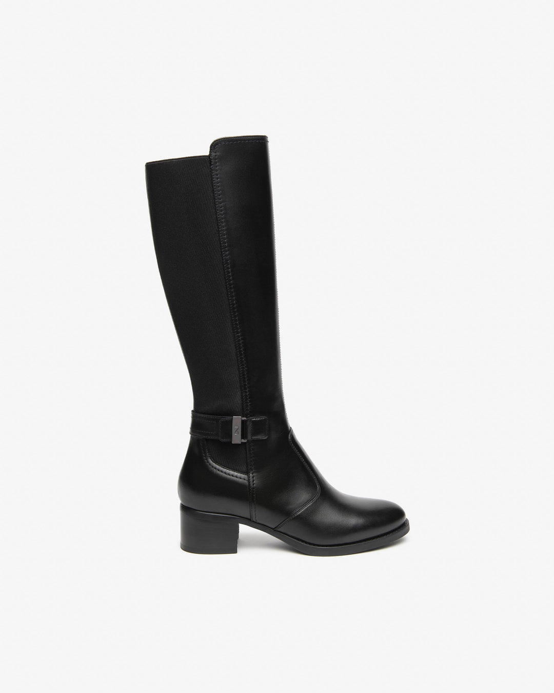 NERO GIARDINI STIVALE DA DA DONNA IN PELLE E TESSUTO I617900D
