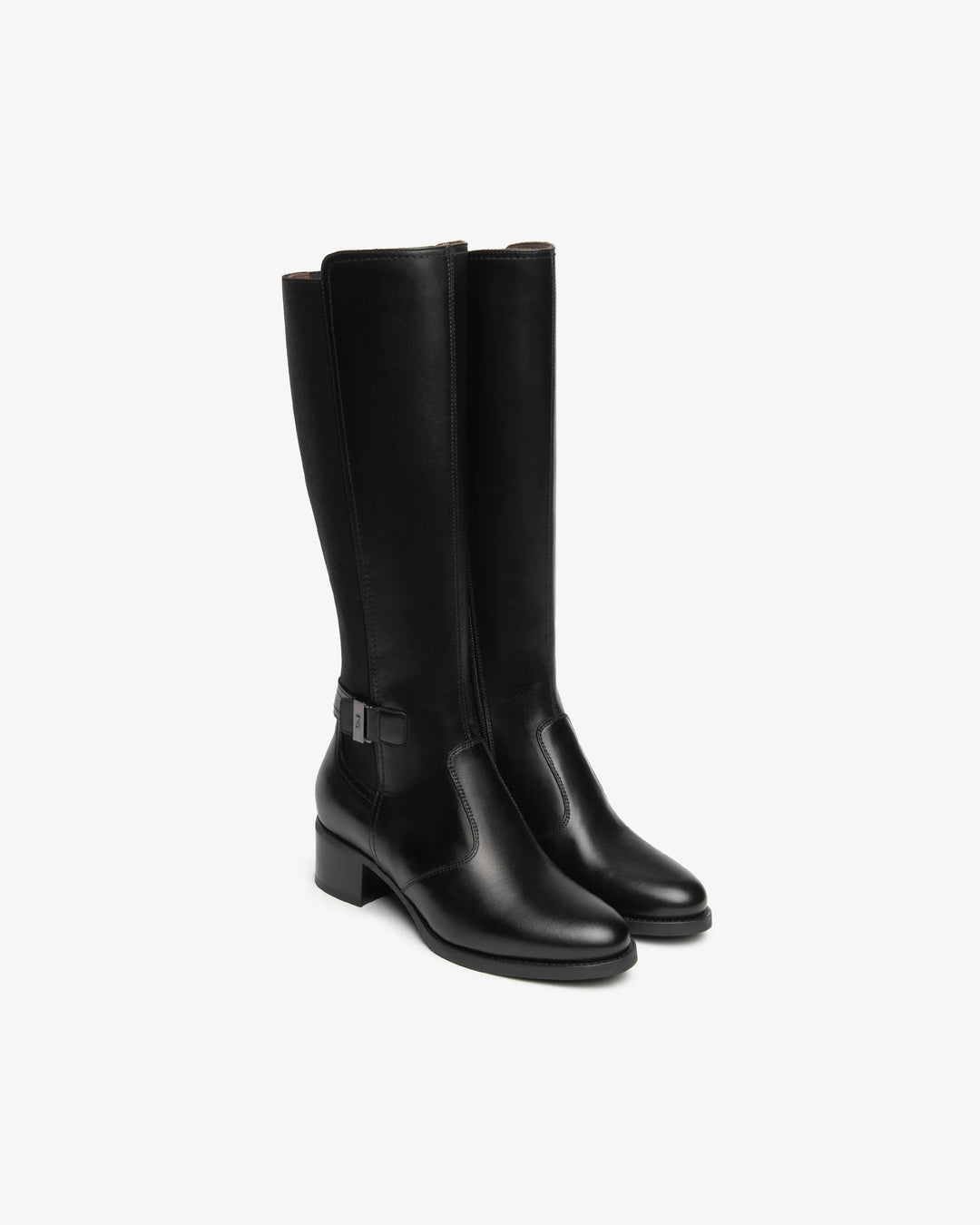 NERO GIARDINI STIVALE DA DA DONNA IN PELLE E TESSUTO I617900D