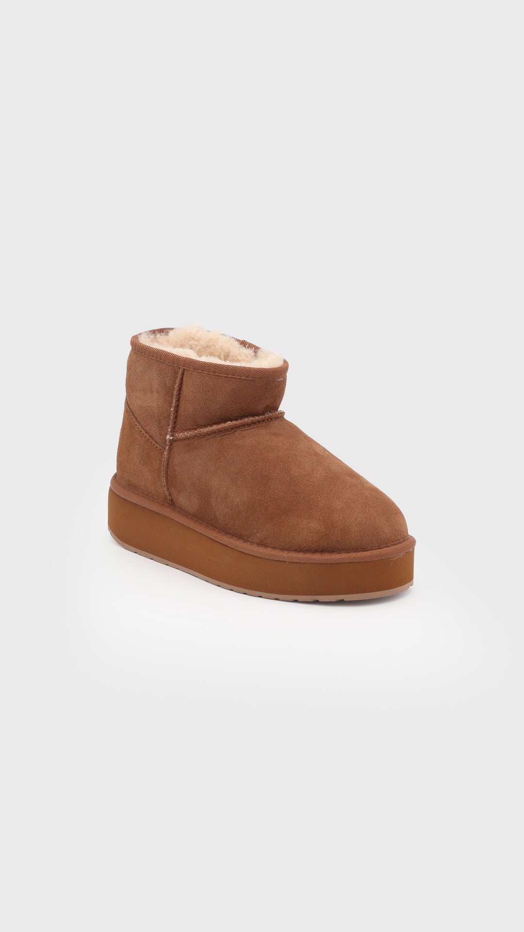 STIVALETTO INVERNALE PLATFORM CHESTNUT