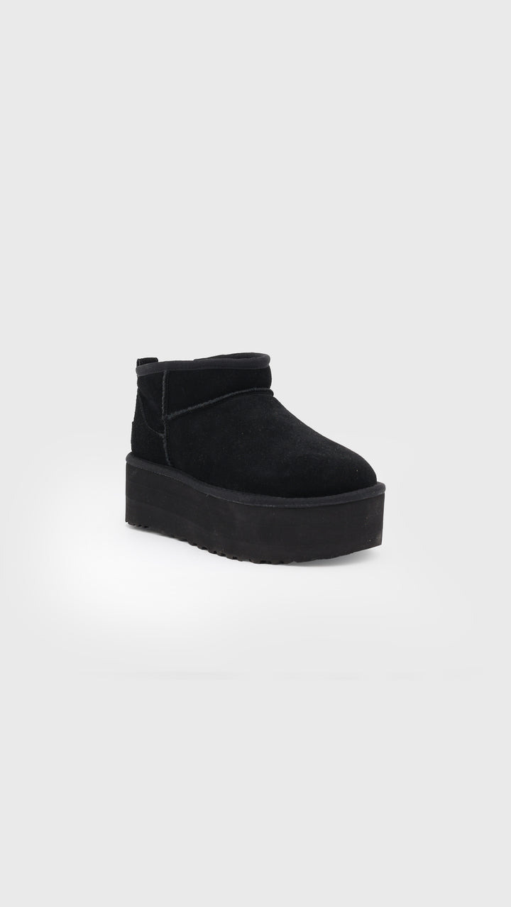 UGG ULTRA MINI PLATFORM NERO
