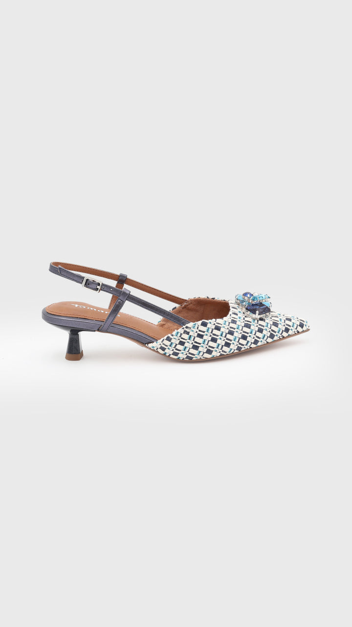 CHANEL GIOIELLO RAFIA BLU