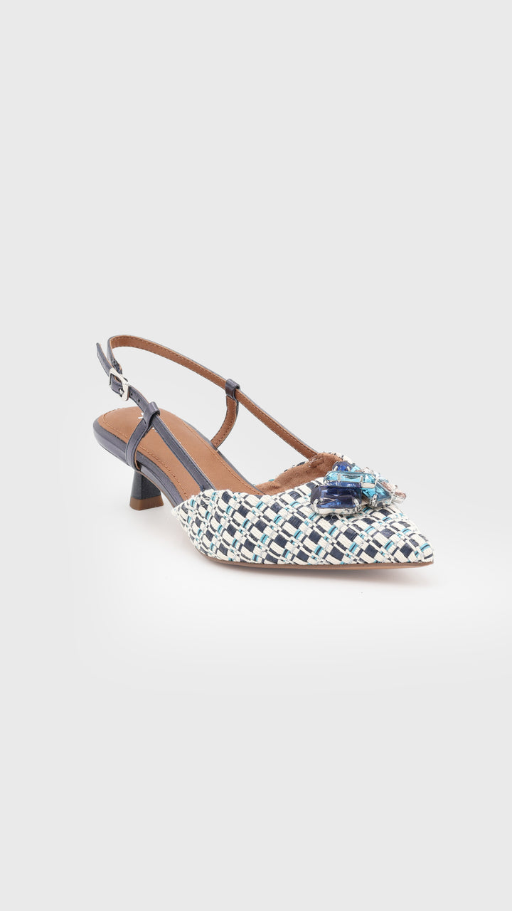CHANEL GIOIELLO RAFIA BLU