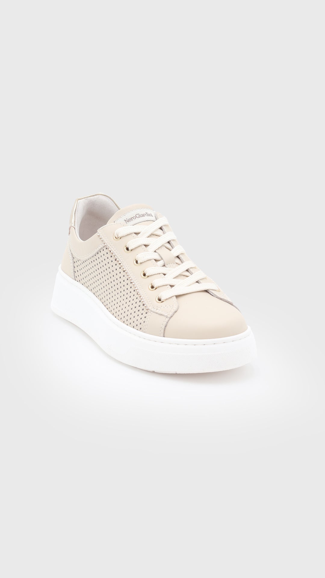 NERO GIARDINI LEATHER WHITE