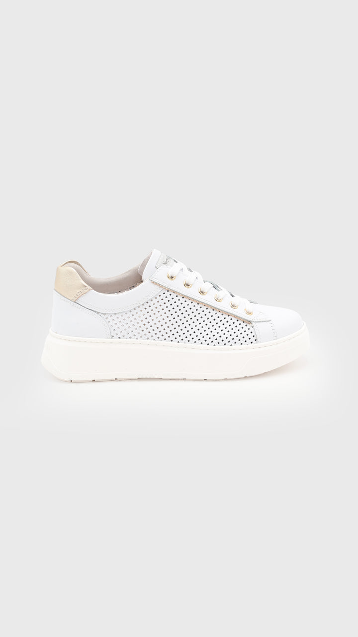 NEROGIARDINI LEATHER WHITE