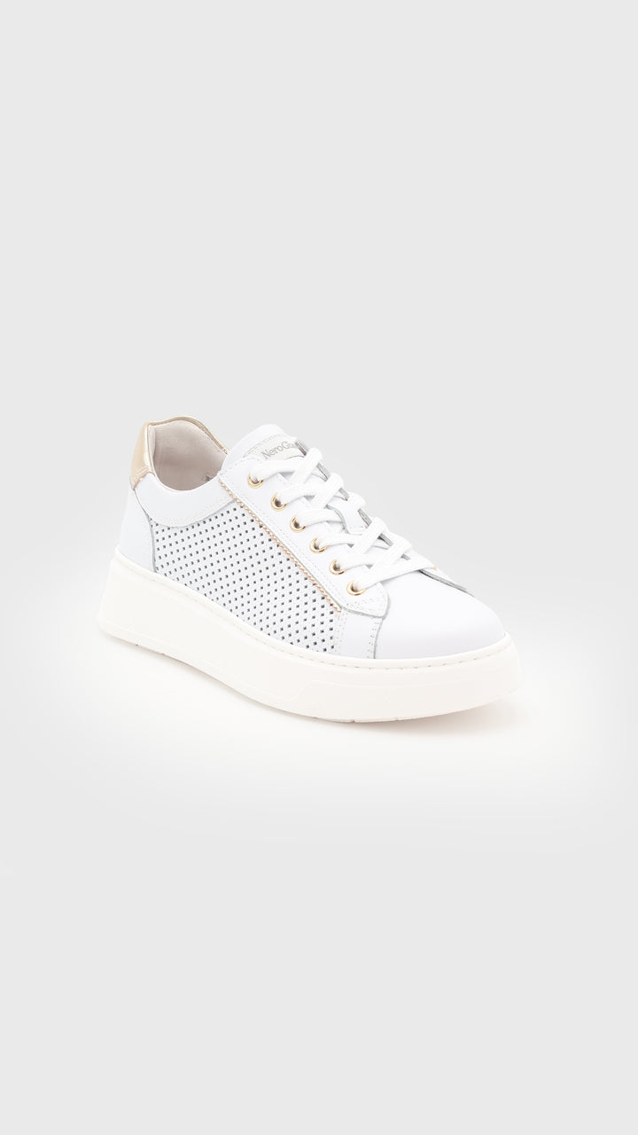 NEROGIARDINI LEATHER WHITE