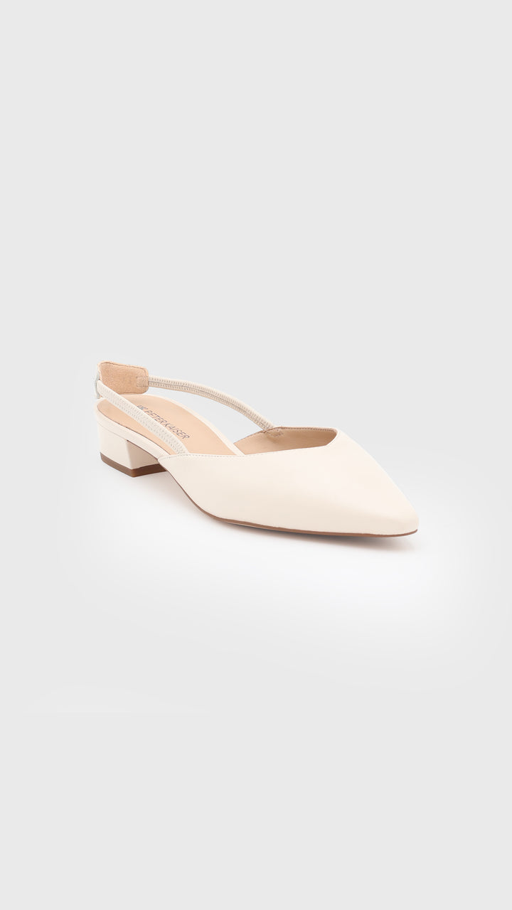 SLINGBACK MINIMAL OFFWHITE