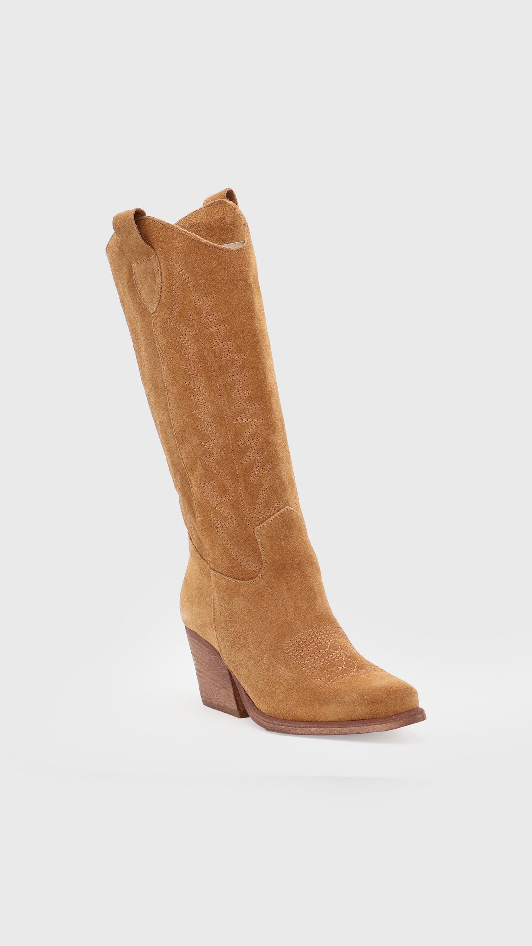 CAMPEROS RICAMO COGNAC