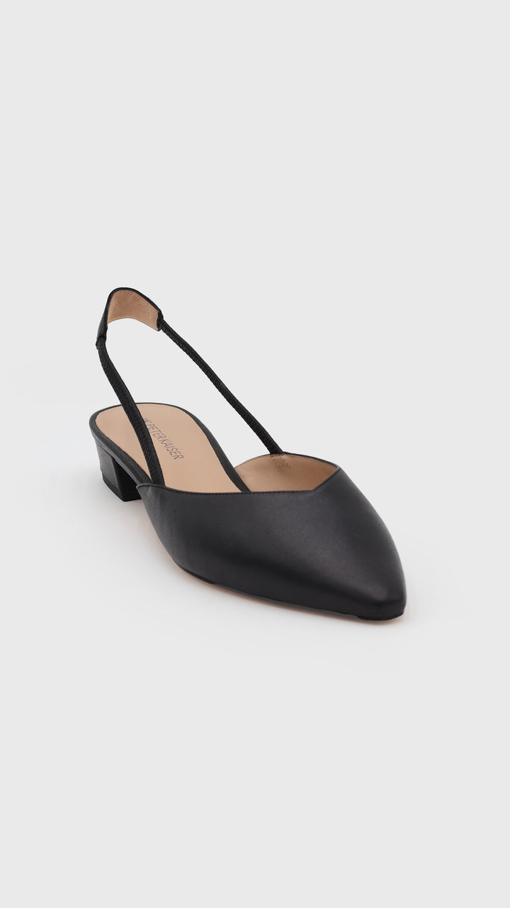 SLINGBACK MINIMAL NERO