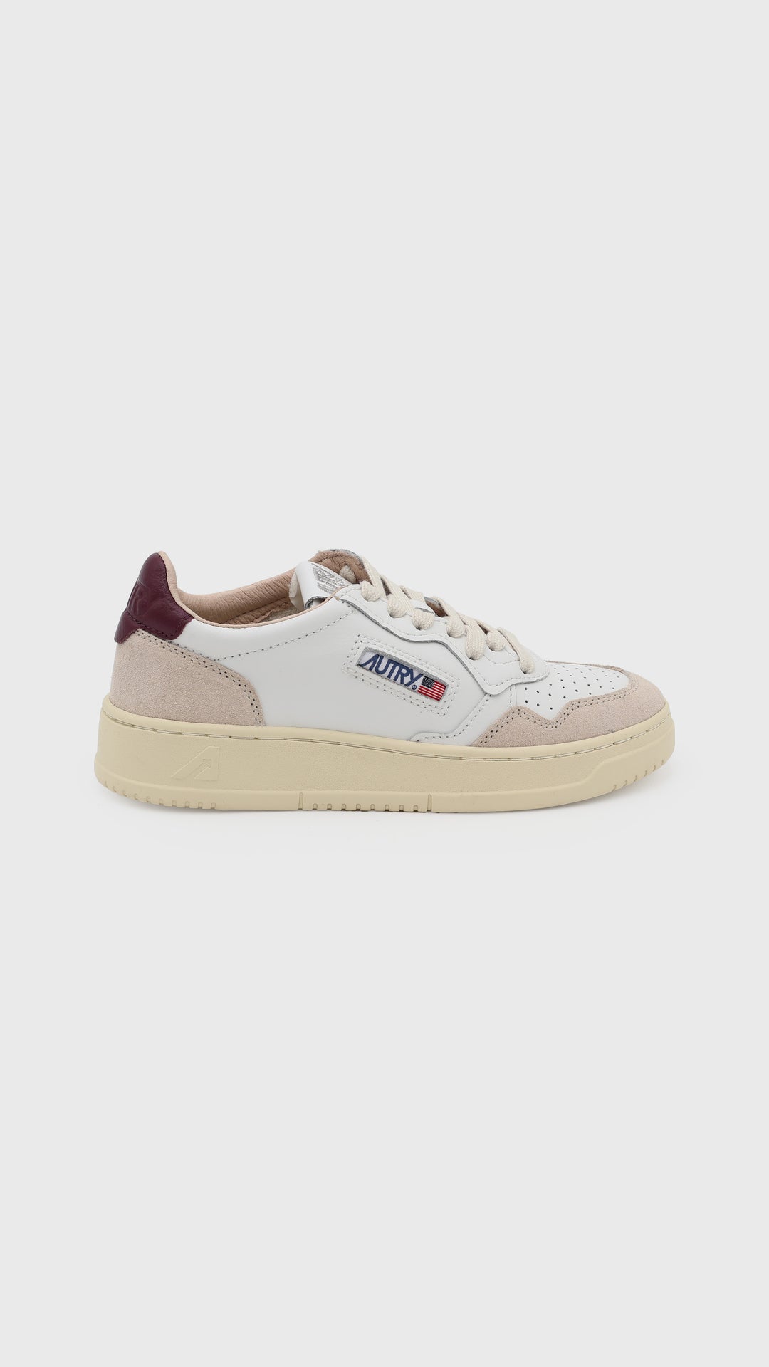 AUTRY MEDALIST LOW BURGUNDY