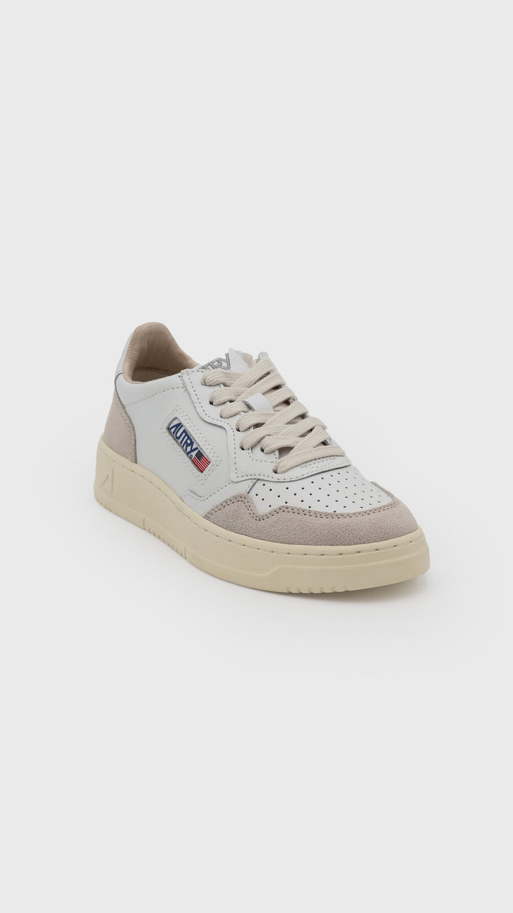 AUTRY MEDALIST LOW UNISEX BEIGE/WHITE
