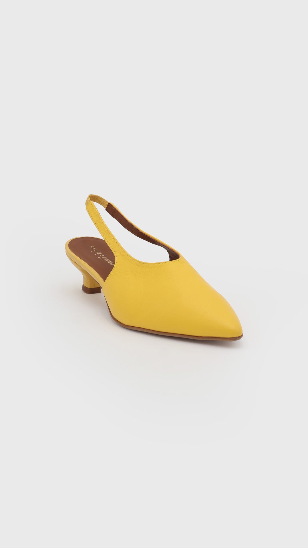 DÉCOLLETÉ SLINGBACK TACCO BASSO GIALLO