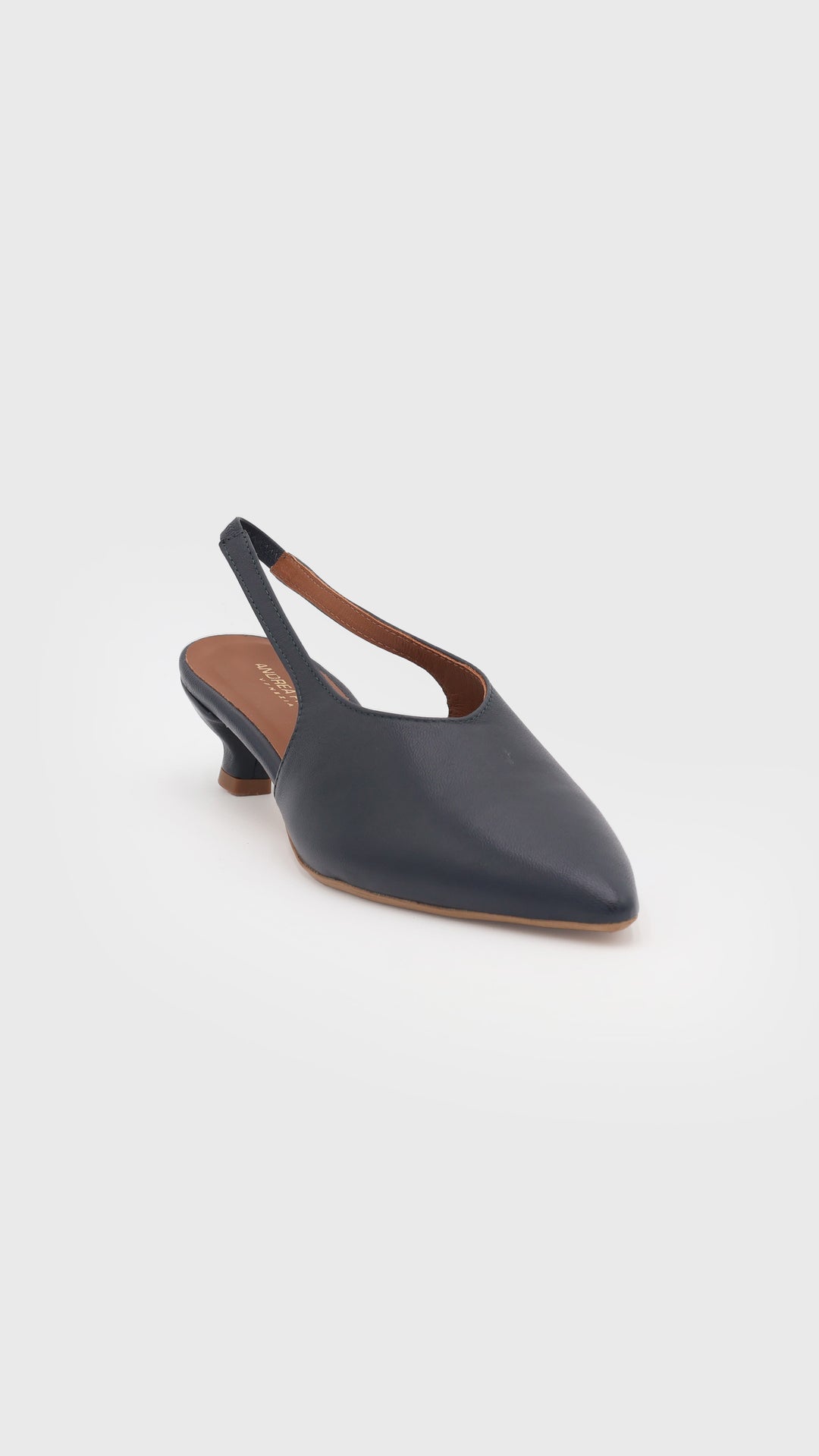 DÉCOLLETÉ SLINGBACK TACCO BASSO BLU