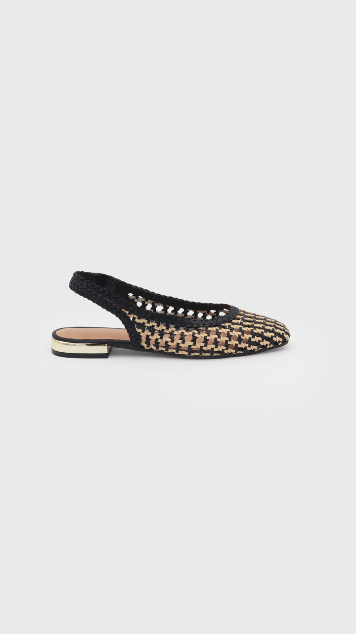 CHANEL PUNTA QUADRATA BICOLOR