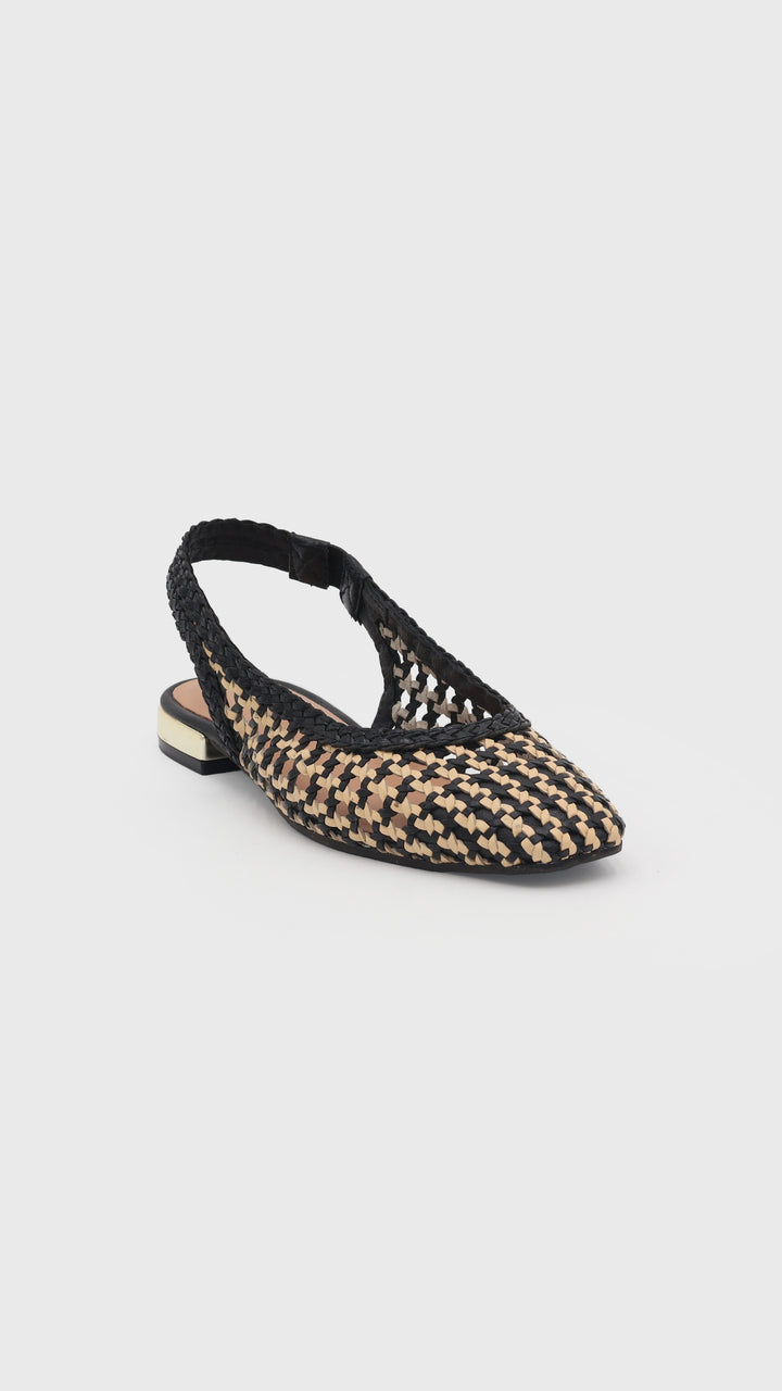 CHANEL PUNTA QUADRATA BICOLOR