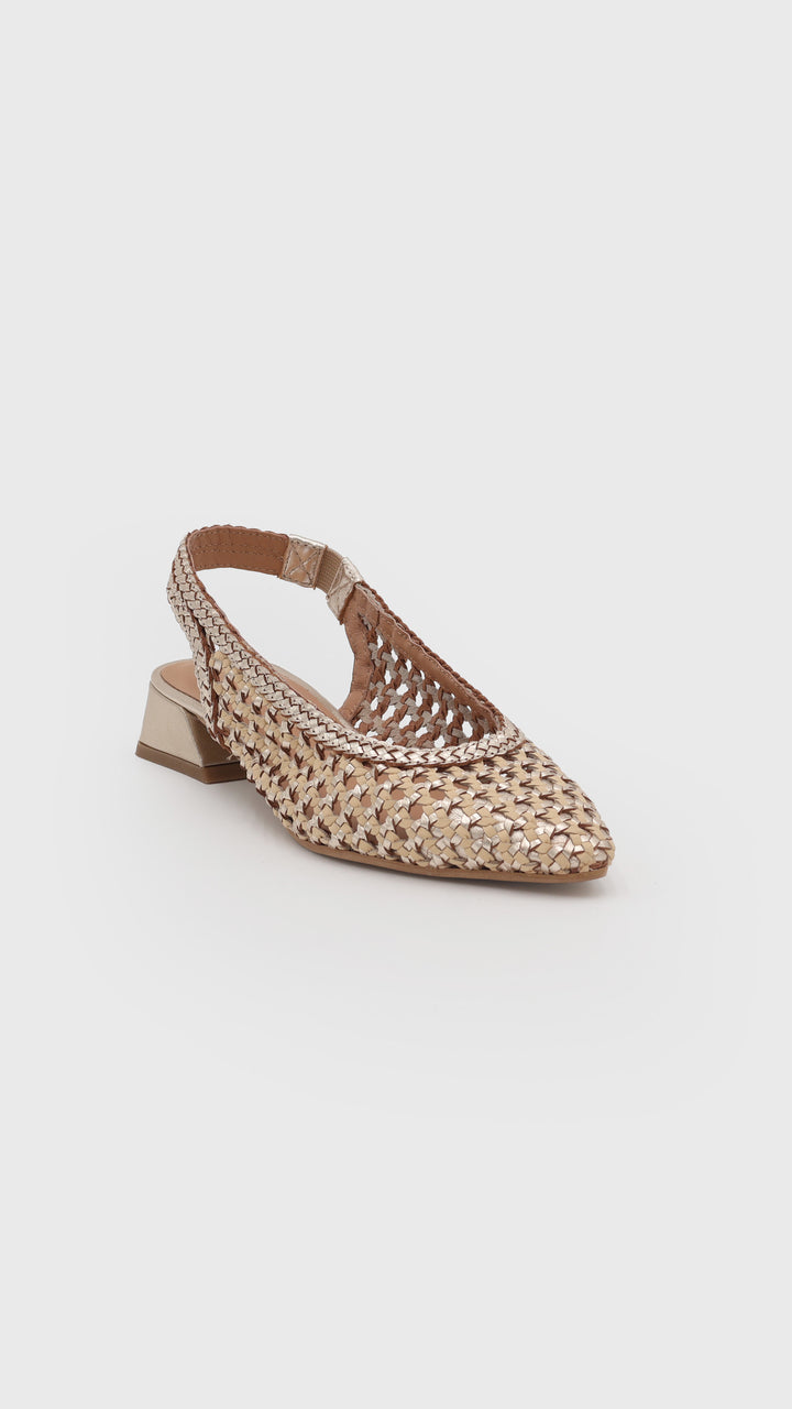 CHANEL ORO RAFFIA TRAFORATO