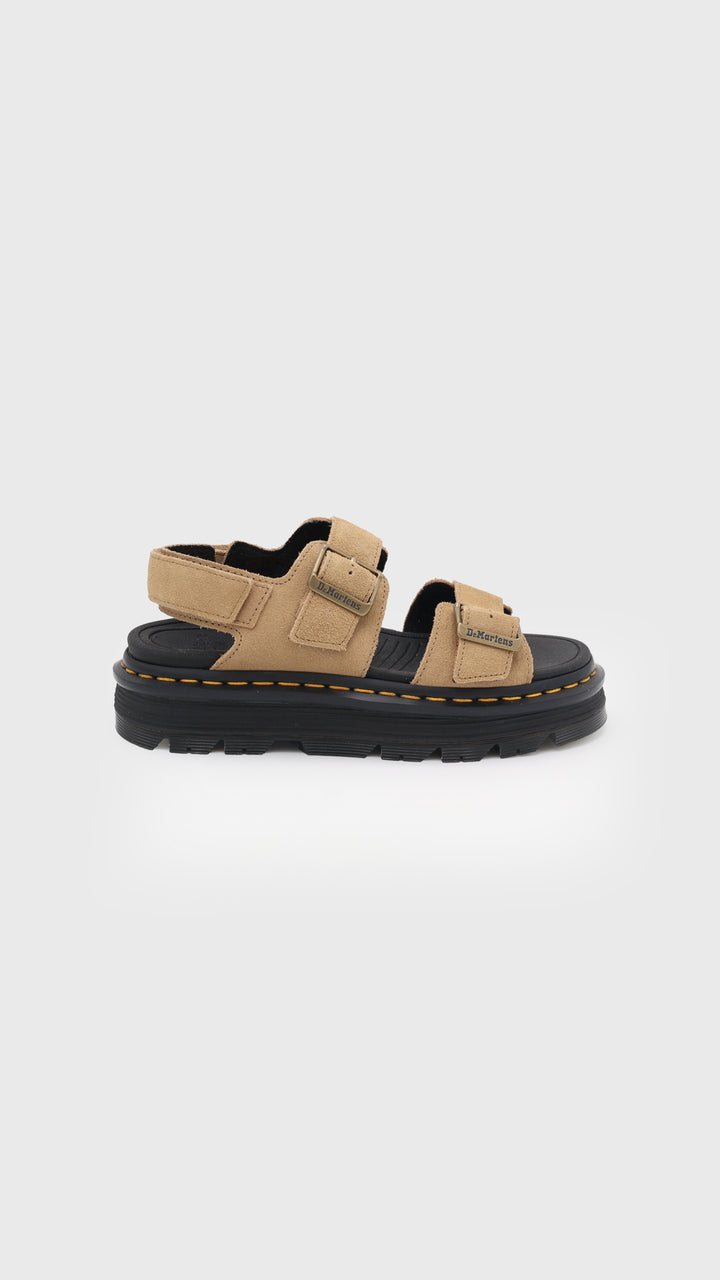 ZEBZAG DR. MARTENS SANDAL SAVANNAH TAN SUEDE