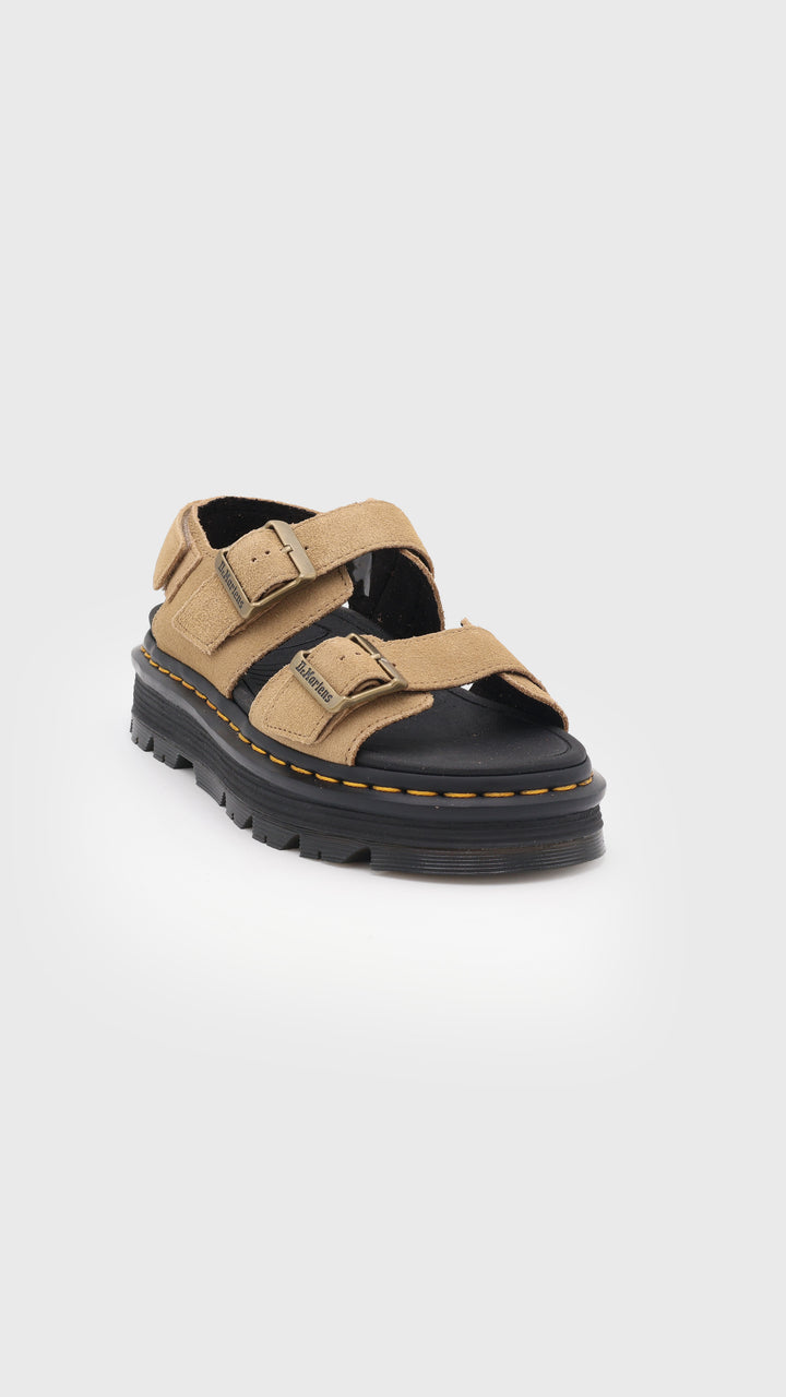 ZEBZAG DR. MARTENS SANDAL SAVANNAH TAN SUEDE