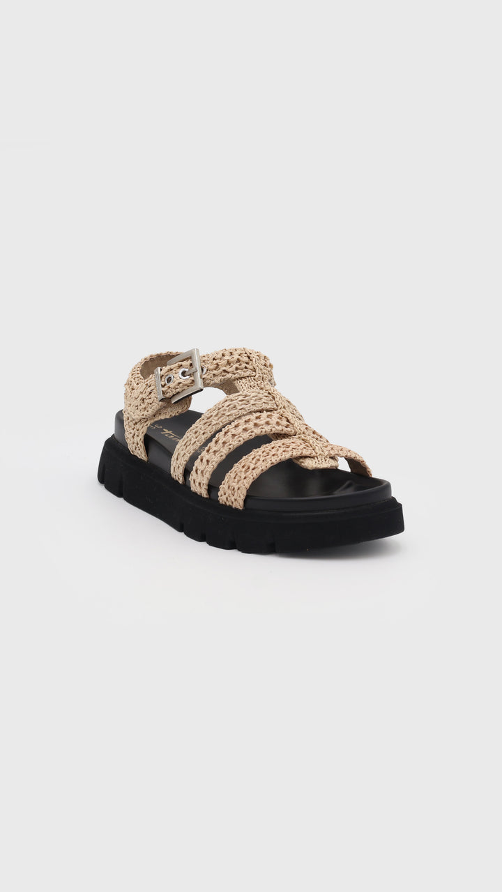 SANDALO RAFIA BEIGE