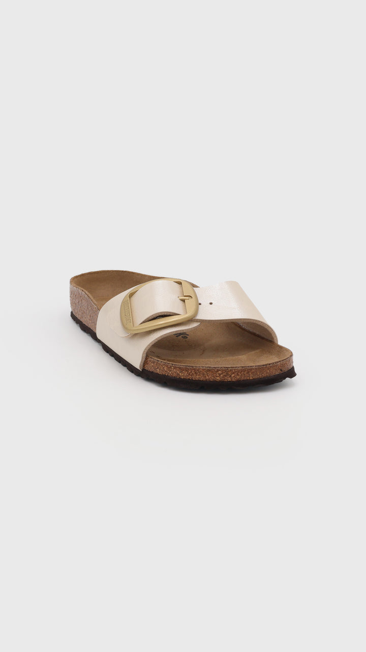 MADRID BIG BUCKLE PEARL WHITE