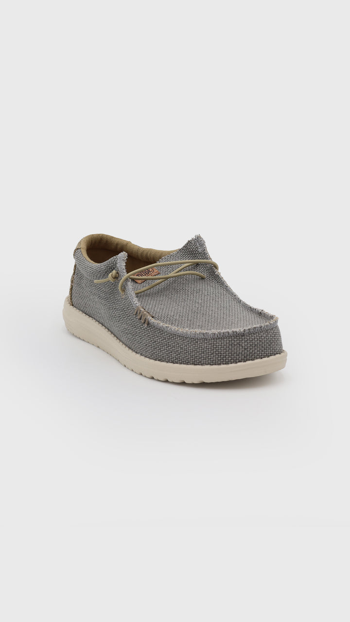 HEY DUDE BRAIDED GREY OLIVE