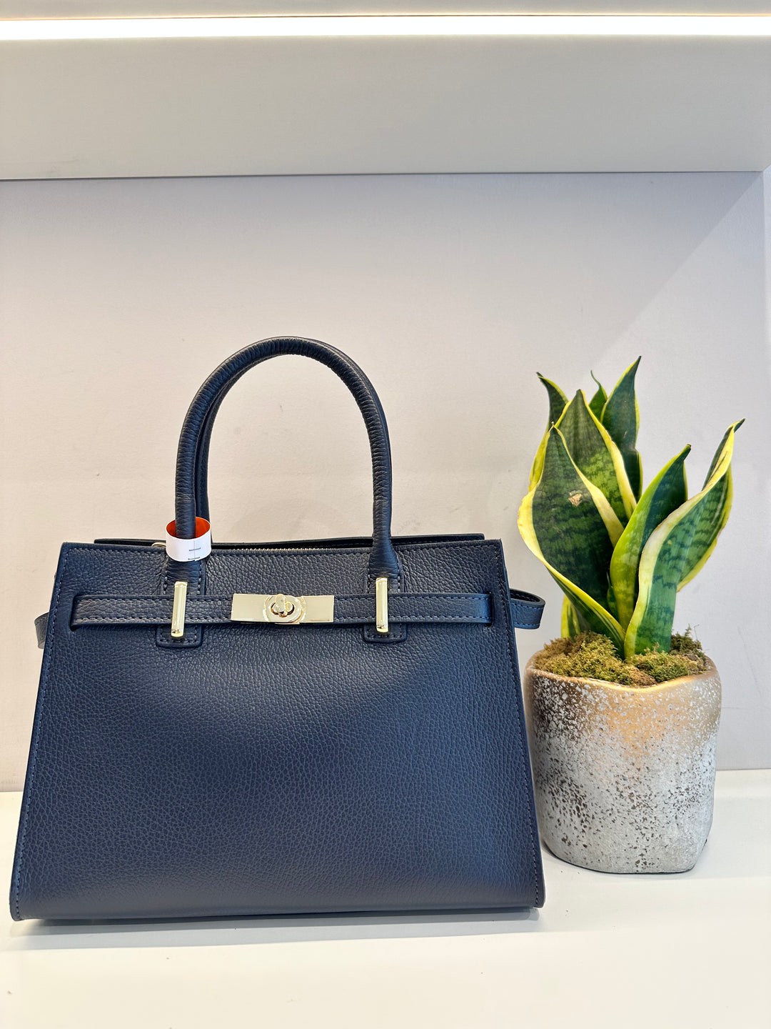 MINI HÈRMES BLU
