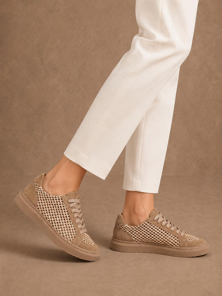SNEAKERS TRAFORATA SAND
