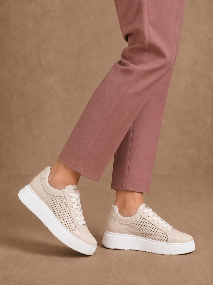 NERO GIARDINI LEATHER WHITE