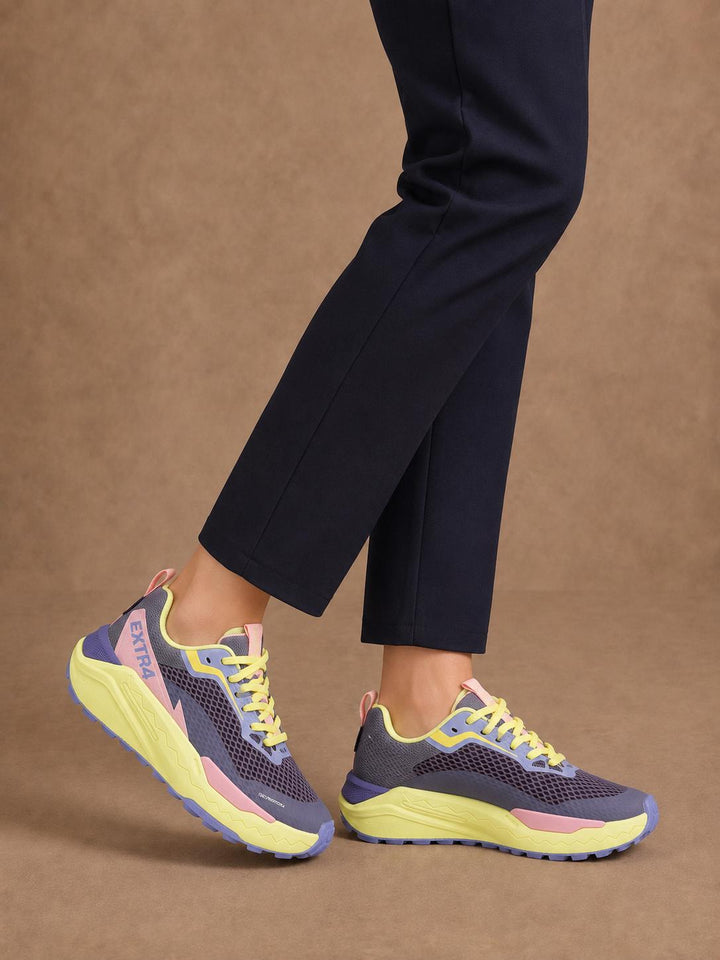 SNEAKER GIALLO/LILLA CON GORE-TEX