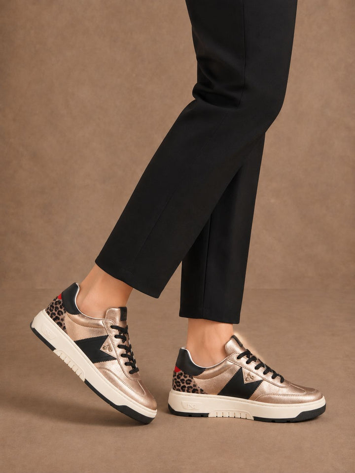 NERO GIARDINI SNEAKER GOLD